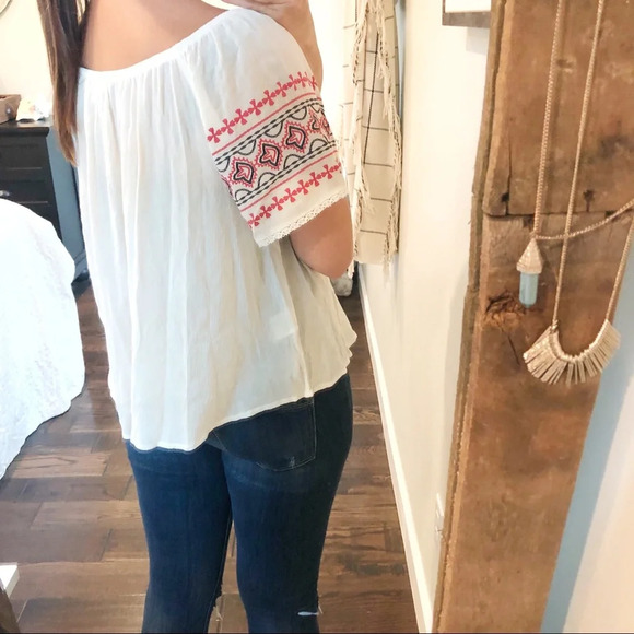 Altr’D state Large boho embroidered summer blouse - Picture 4 of 6